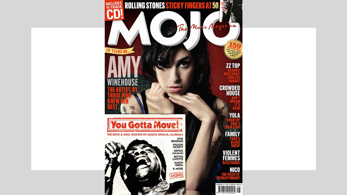 MOJO 333 magazine cover, featuring Amy Winehouse