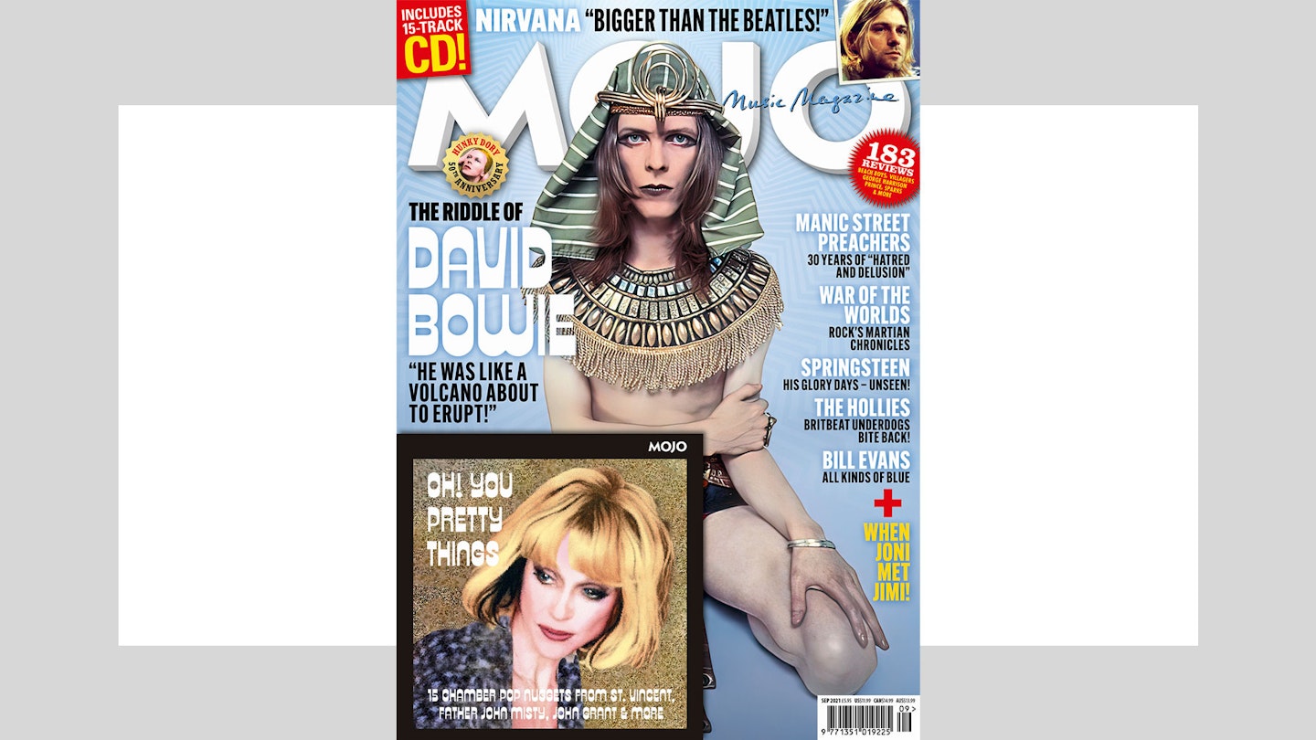 MOJO 334 magazine cover, featuring David Bowie