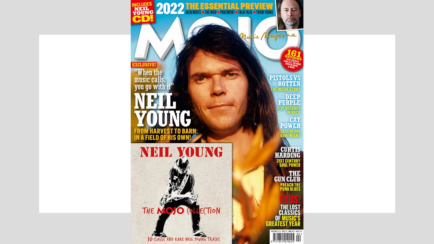 MOJO 339 magazine cover, featuring Neil Young and Neil Young CD