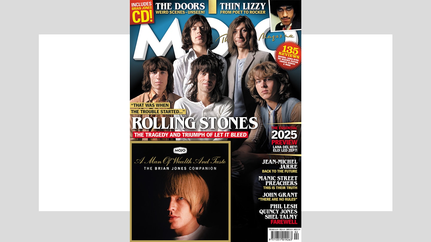 MOJO 375 magazine cover, featuring The Rolling Stones