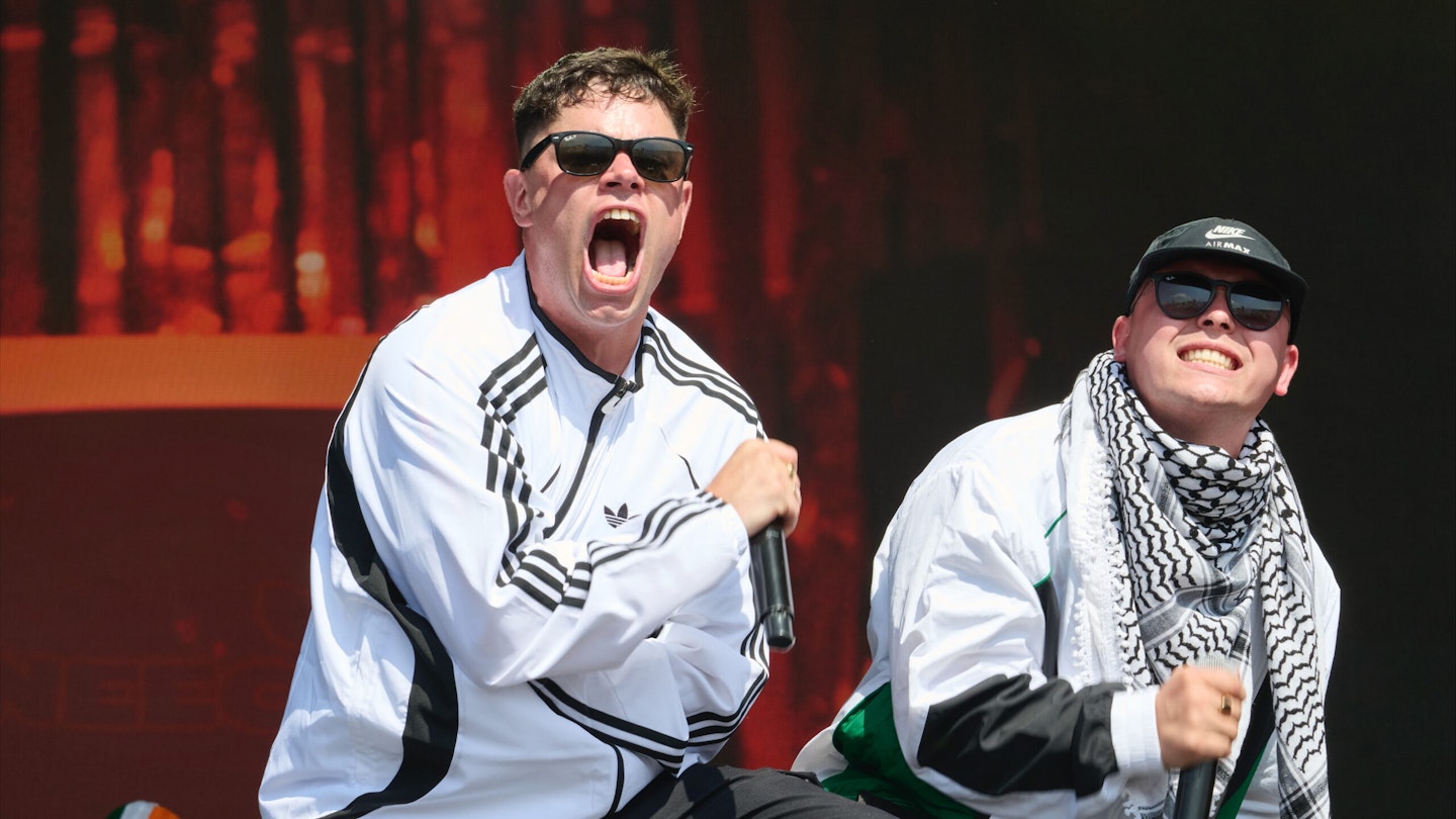 Kneecap At Glastonbury Review: Defiant trio hit back at critics with feral set